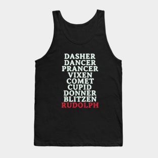 Reindeer names Tank Top